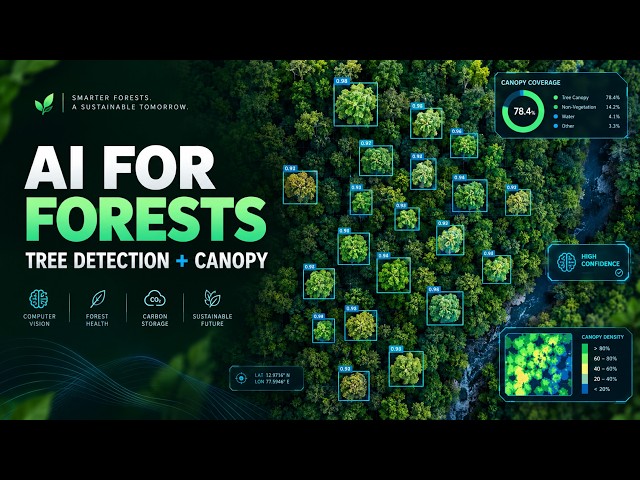AI for Sustainability: Detect Trees & Measure Forest Canopy from Images | DeepForest + Python
