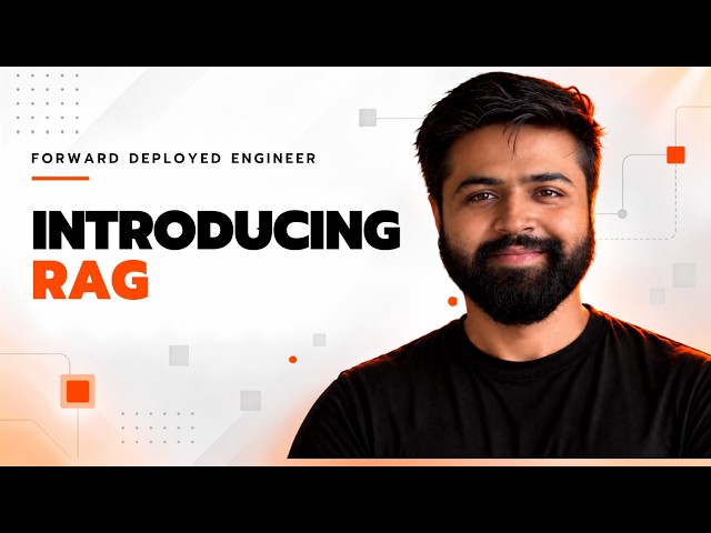 RAG Explained with a Real Project | Build an AI Customer Support Chatbot | FDE Full Course #11
