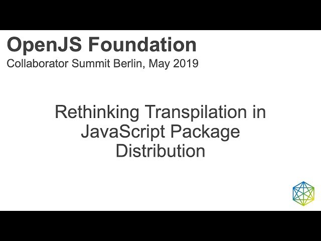 Rethinking Transpilation in JavaScript Package Distribution