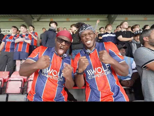 DAGGERS VS SLOUGH TOWN IRL WITH MY BRO DEJI