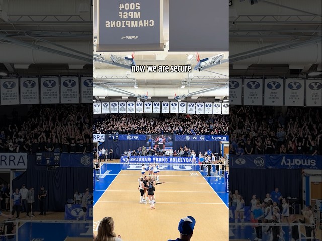 took a couple months but volleyball season is so back #byu #volleyball #big12 #oliviarodrigo