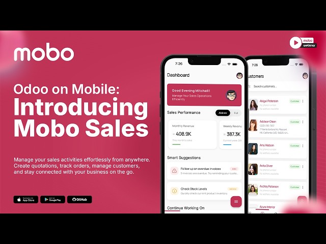 Mobo Sales Introduction Webinar | Mobo - Odoo Mobile Suite For Business | Cybrosys Technologies