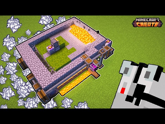 How to make a BONEMEAL FARM in the Minecraft Create Mod! 🦴 | Tutorial