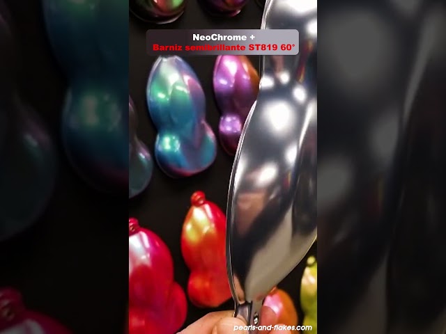NeoChrome efecto metal brillante mate