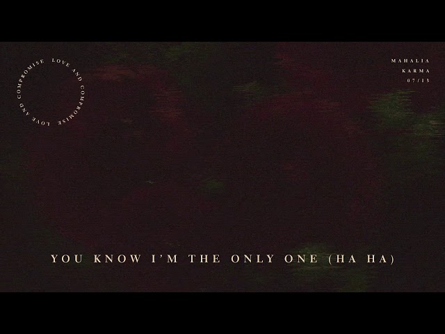 Mahalia - Karma (Lyric Video)
