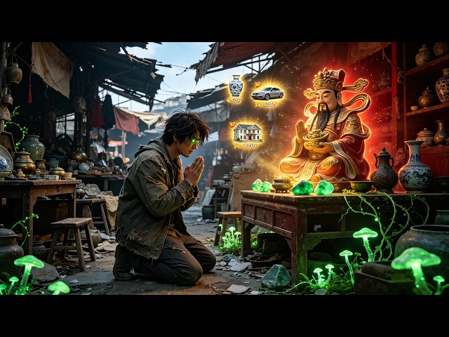 🔥God of Wealth grants her treasure‑identifying eyes.Poor girl hits jackpot on antiques and gets rich