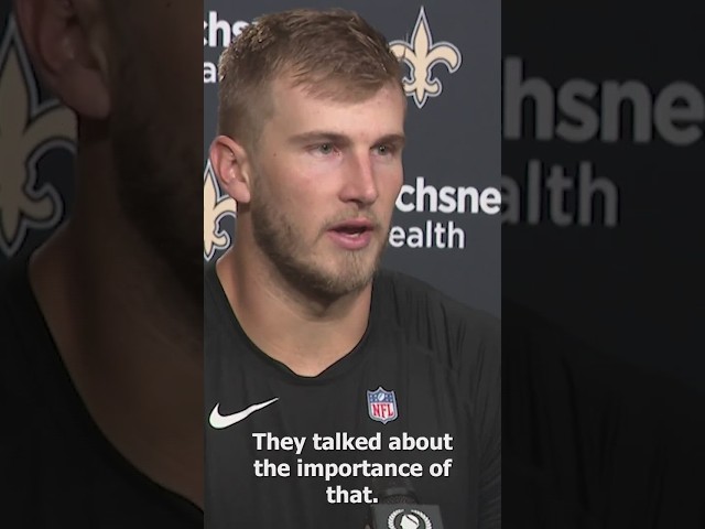 Saints QB Tyler Shough loves the Saints-Falcons rivalry