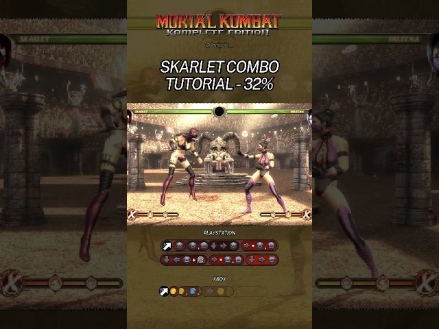 Skarlet Combo Tutorial MK9 - 32% 🔴