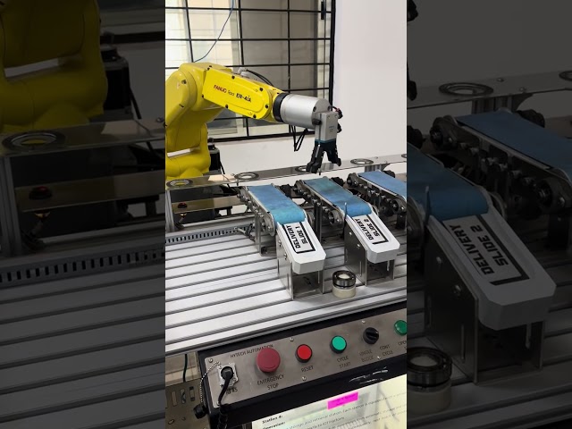 Pick and place program in Fanuc robot 