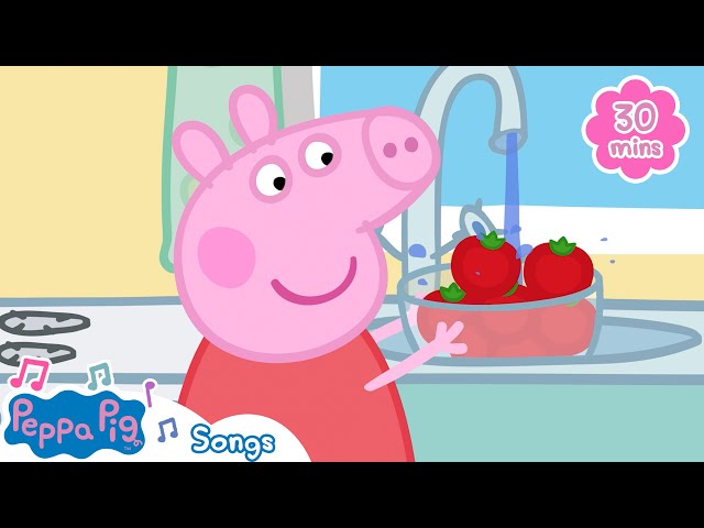 🎶 The Salad Song + More Nursery Rhymes for Kids | Kids Songs | Peppa Pig Music Official 🐷