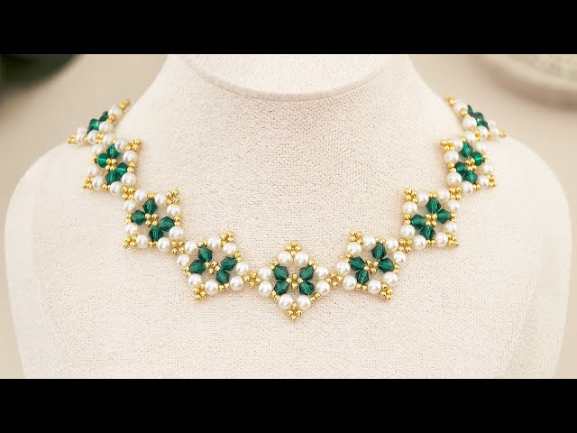 How To Make Pearl & Crystal Necklaces (Beginner Jewelry Making) Tutorial!