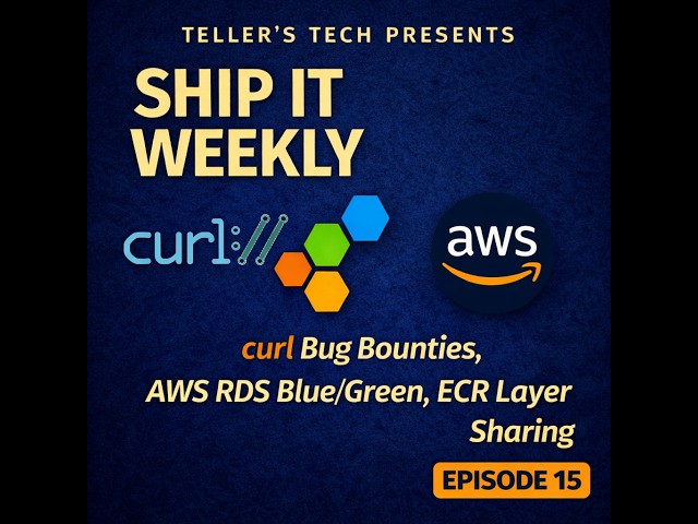 curl Stops Bug Bounties Due to AI Slop, RDS Blue/Green Cuts Downtime to 5s and AWS ECR Repo Sharing