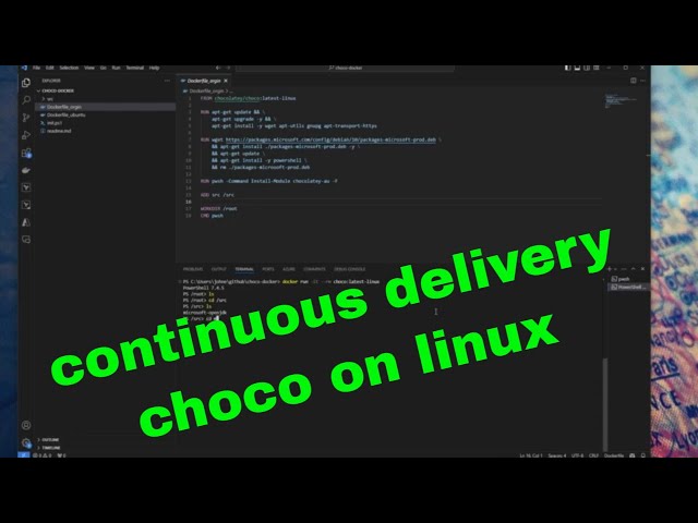 Automate Chocolatey Package Creation with Docker