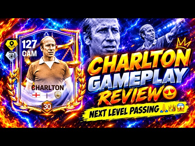CHARLTON GAMEPLAY REVIEW FCMOBILE 🔥 NEXT LEVEL PASSING 💥BEST PLAYSTYLE AFTER UPDATE 🤩