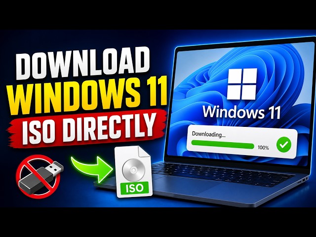 How to Download Windows 11 ISO DIRECTLY (No Media Creation Tool!)