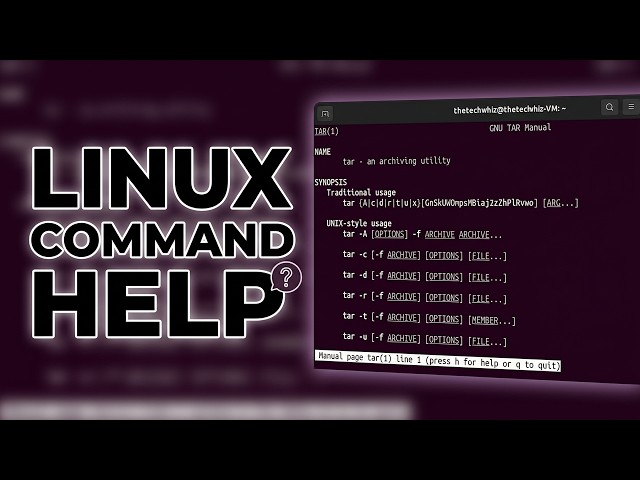 How To Find Command Help In Linux