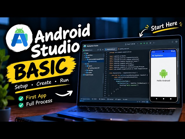 Android Studio Beginner Guide | Build Your First Android App