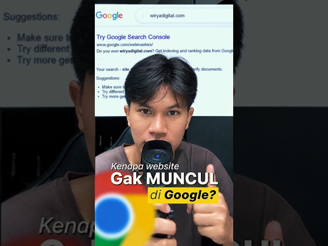 Kenapa Website Kamu Gak Muncul di Google?! (Cek 2 Hal Ini) #ai  #coding  #stumbleguys #tips