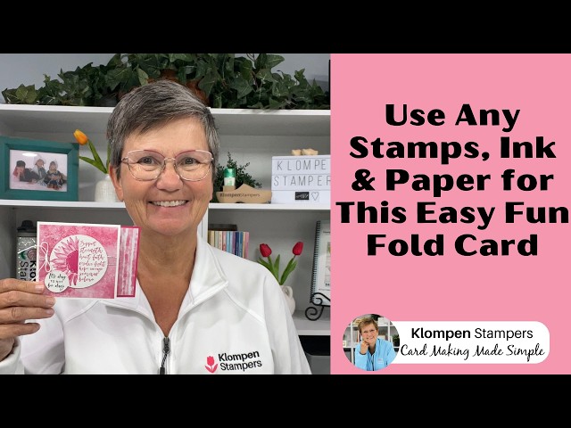 Easy Fun Fold Card Tutorial | Make This Card  With Any Stamps, Ink & Paper!