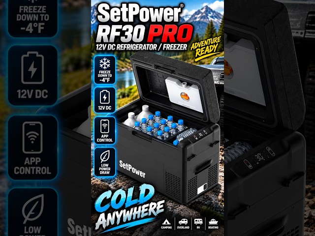 My Secret to Cold Drinks on the Road: Setpower 12V Fridge