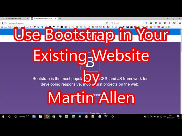 Use Bootstrap in Your Existing Website - Simple Guide