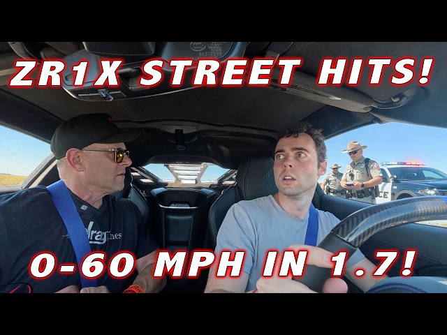 ZR1X 0-60 MPH in 1.7 seconds  Police Prank *  1,250 Horsepower Corvette ZR1X Testing
