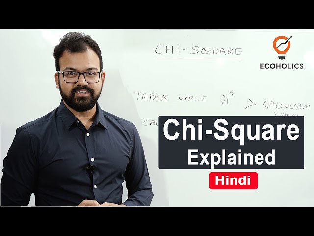 Chi-Square Test In Hindi | Chi- Square Distribution Explained In Hindi | Ecoholics