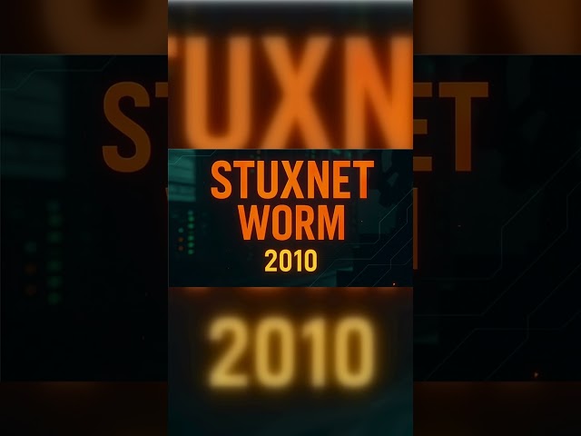 Stuxnet Worm Short | Top 5 Cyber Attacks | Cyber ​​Snacks | Stay Safe Online 🛡️ | #trending