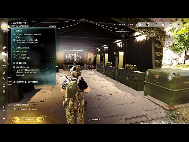 Modern Warfare 4 DMZ Gameplay 4k No Commentary! HQ HUB, Extraction & More (MW4 DMZ Gameplay Trailer)