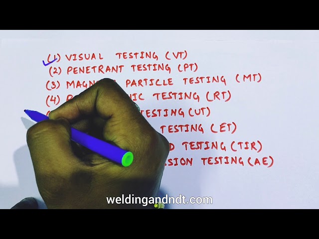 [English] Non Destructive Testing (NDT)