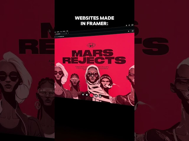 No Code Websites made in Framer Pt.2 #framer #nocode #websitedesign
