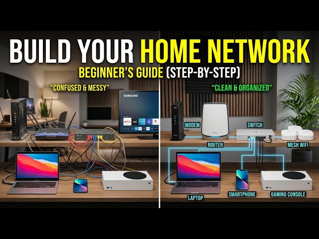 Home Network For Beginners - What You NEED And How To Hook It ALL Up | E01
