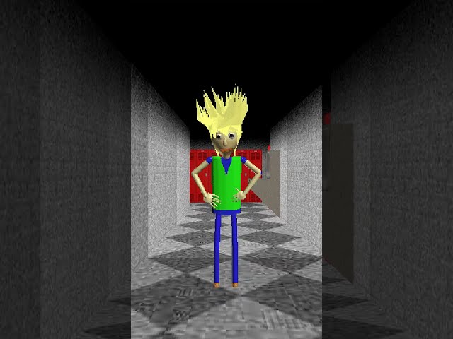 Bro Baldi tired #ytshorts #baldisbasics #animation