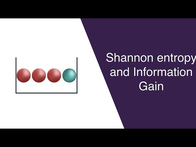 Shannon Entropy and Information Gain