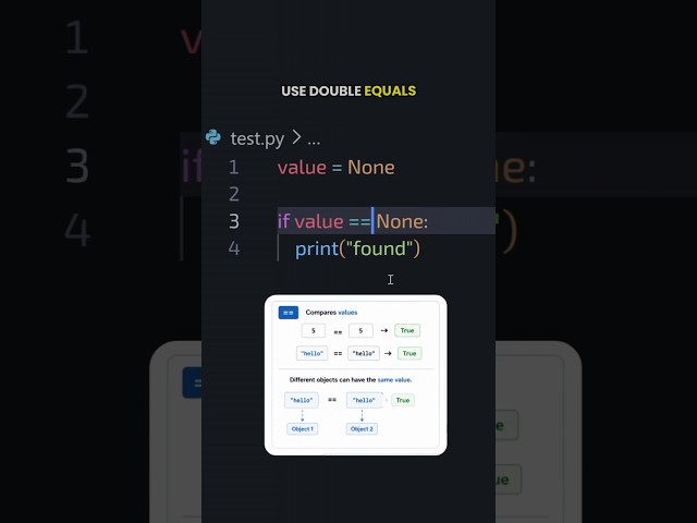 Python why "is" #codestra