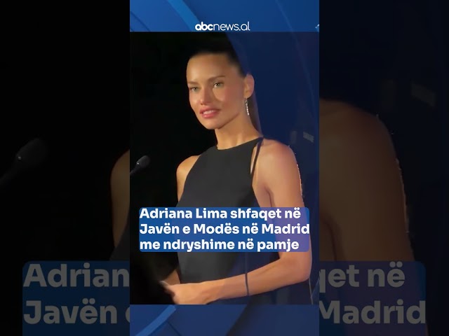 Adriana Lima shfaqet në Javën e Modës në Madrid me ndryshime në pamje