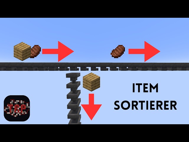 Wie baut man einen Sortierer in Minecraft?
