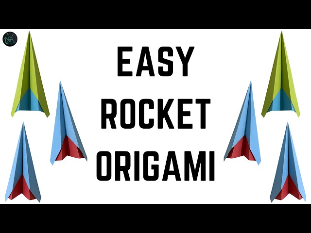 Easy Paper Rocket tutorial under 5 minutes! |GMRVS ARTS AND CRAFTS| #rockets