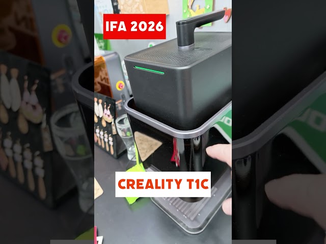 IFA 2026 Vlog – Creality T1C: The New Portable Laser Engraver!