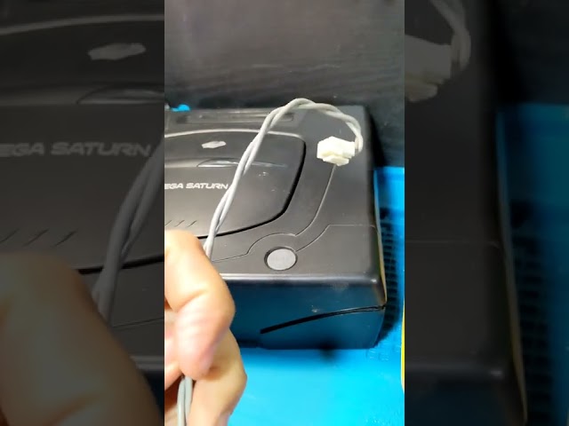 Ugly temporary fix on a Sega Saturn power switch #bodgeJob #retro #retrogaming #segasaturn