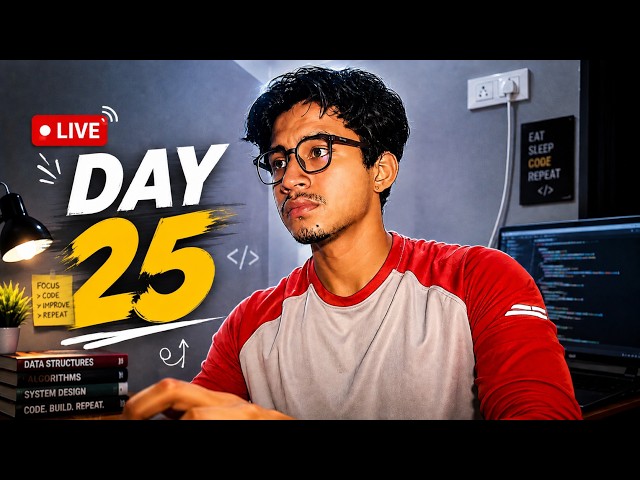 DAY 25 of DSA Challenge | Solving Data Structures & Algorithms Problems | Coding Live