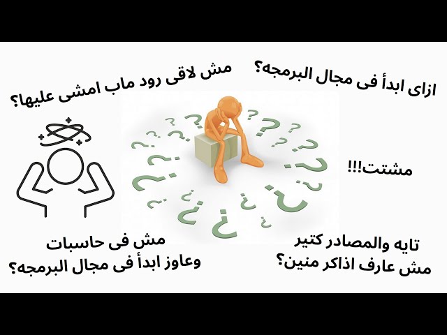 ازاى ابدأ فى مجال البرمجه؟  نصايح ورود ماب علشان تبدأ 🫵🔥