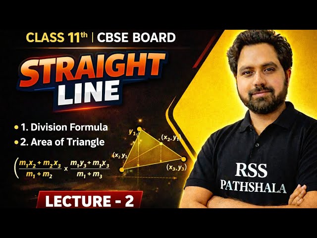 Straight line:2- Topic- area of triangle and geometry based questions|class-11th |#cbse #education 
