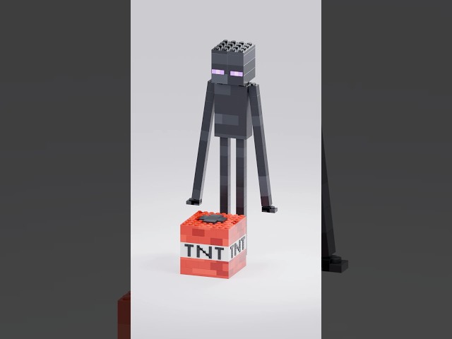 This LEGO Enderman Found TNT… 💀