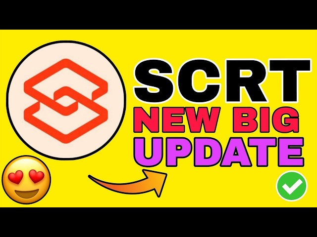Scrt Coin Going Upside 😍 | Secret Coin New Update | SCRT Crypto Price Prediction 2026