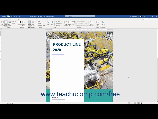 Word 2019 and 365 Tutorial The Scroll Bars Microsoft Training