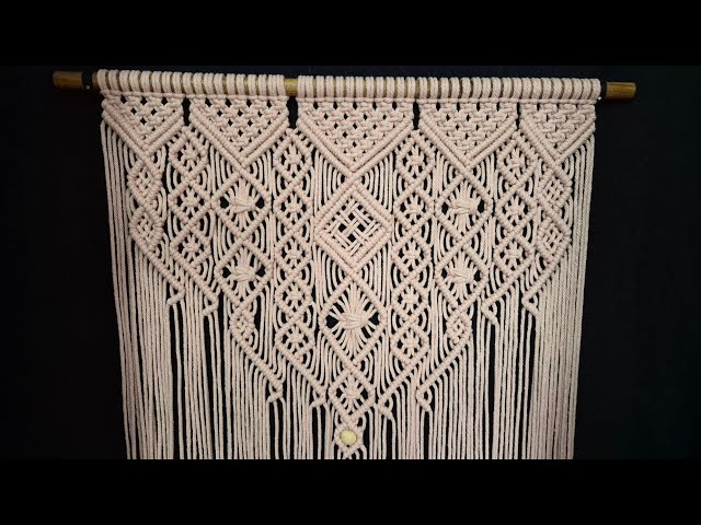Macrame wall hanging #macrametutorial #macrame #diy #tutorial #wallhanging #diy #boho 