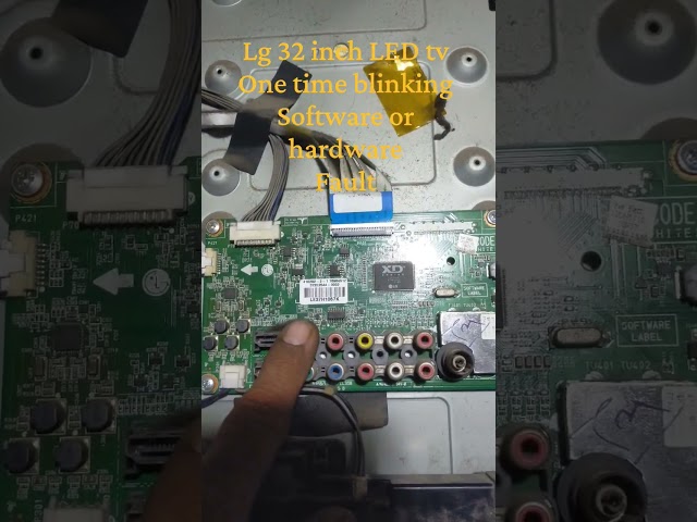 LG LED TV One-Time Red Light Blinking Repair #lg #blinking #repair #standby