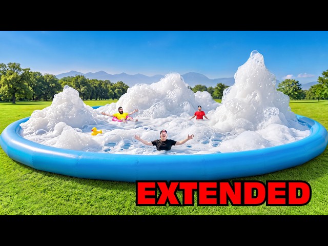 World's Biggest BUBBLE BATH! - EXTENDED