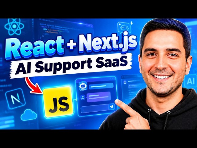 #1. Build an AI Support SaaS with Next.js | React, TypeScript & Tailwind CSS